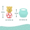 image:imageBright Starts Disney Baby Winnie the Pooh Silly Ole Bundle Gift Set 5Piece Sensory Toy Set with Rattle Teether Oball amp Flash Cards Developmental Baby Toys 012 Months Newborn GiftHunny  Shake Rattle  Teether