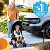 image:imageBright Starts Ford Bronco HighGear Stroller Lightweight Foldable Stroller with Sport Details Large Storage Basket AntiShock amp Lockable Wheels Unisex Area 51 BlueGreen