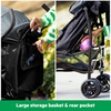 image:imageBright Starts Ford Bronco HighGear Stroller Lightweight Foldable Stroller with Sport Details Large Storage Basket AntiShock amp Lockable Wheels Unisex Area 51 BlueGreen