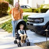 image:imageBright Starts Ford Bronco HighGear Stroller Lightweight Foldable Stroller with Sport Details Large Storage Basket AntiShock amp Lockable Wheels Unisex Area 51 BlueGreen