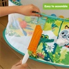image:imageBright Starts Rowdy Rainforest Stow amp Go Baby Ball Pit with 20 Balls amp 3 Ball Drops Foldable Ball Pit for Babies amp Toddlers 6 Months Includes Carry Bag