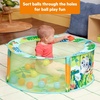 image:imageBright Starts Rowdy Rainforest Stow amp Go Baby Ball Pit with 20 Balls amp 3 Ball Drops Foldable Ball Pit for Babies amp Toddlers 6 Months Includes Carry Bag