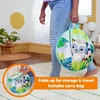 image:imageBright Starts Rowdy Rainforest Stow amp Go Baby Ball Pit with 20 Balls amp 3 Ball Drops Foldable Ball Pit for Babies amp Toddlers 6 Months Includes Carry Bag