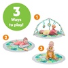 image:imageBright Starts Wild Rainforest Foldaway Activity Gym with Carry Bag for Storage amp Travel Blue Green Jungle Play Gym Newborns amp UpBlue Green
