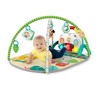 image:imageBright Starts Wild Rainforest Foldaway Activity Gym with Carry Bag for Storage amp Travel Blue Green Jungle Play Gym Newborns amp UpGreen
