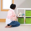 image:imageBright Starts Wild Rainforest Foldaway Activity Gym with Carry Bag for Storage amp Travel Blue Green Jungle Play Gym Newborns amp UpPink
