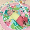 image:imageBright Starts Wild Rainforest Foldaway Activity Gym with Carry Bag for Storage amp Travel Blue Green Jungle Play Gym Newborns amp UpPink