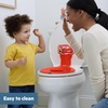 image:imageDisney Minnie Mouse 2in1 My Travel Potty by Bright Starts Freestanding Potty or Toilet Topper Seat Includes Travel Storage Bag PinkCars Flip  Sit