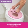 image:imageDisney Minnie Mouse 2in1 My Travel Potty by Bright Starts Freestanding Potty or Toilet Topper Seat Includes Travel Storage Bag PinkMinnie Flip  Sit