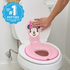 image:imageDisney Minnie Mouse 2in1 My Travel Potty by Bright Starts Freestanding Potty or Toilet Topper Seat Includes Travel Storage Bag PinkMinnie Flip  Sit