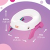 image:imageDisney Minnie Mouse 2in1 My Travel Potty by Bright Starts Freestanding Potty or Toilet Topper Seat Includes Travel Storage Bag PinkMinnie Travel