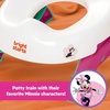 image:imageDisney Minnie Mouse 2in1 My Travel Potty by Bright Starts Freestanding Potty or Toilet Topper Seat Includes Travel Storage Bag PinkMinnie Travel