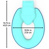 image:imageDisney Minnie Mouse 2in1 My Travel Potty by Bright Starts Freestanding Potty or Toilet Topper Seat Includes Travel Storage Bag PinkStitch Flip  Sit