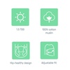 image:imageSwaddleMe by Ingenuity Original Swaddle 100 Cotton Improves Sleep amp Calms Startle Reflex 03 Months 10 TOG 2Pack Baby Swaddle Blanket  Winnie The PoohGray 1pack
