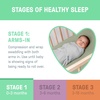 image:imageSwaddleMe by Ingenuity Original Swaddle 100 Cotton Improves Sleep amp Calms Startle Reflex 03 Months 10 TOG 2Pack Baby Swaddle Blanket  Winnie The PoohJungle Drops