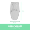 image:imageSwaddleMe by Ingenuity Original Swaddle 100 Cotton Improves Sleep amp Calms Startle Reflex 03 Months 10 TOG 2Pack Baby Swaddle Blanket  Winnie The PoohStarry Night