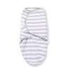 image:imageSwaddleMe by Ingenuity Original Swaddle 100 Cotton Improves Sleep amp Calms Startle Reflex 03 Months 10 TOG 2Pack Baby Swaddle Blanket  Winnie The PoohGrey Dots  Stripes