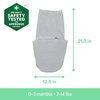 image:imageSwaddleMe by Ingenuity Original Swaddle 100 Cotton Improves Sleep amp Calms Startle Reflex 03 Months 10 TOG 2Pack Baby Swaddle Blanket  Winnie The PoohDream Waves 1pack