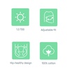 image:imageSwaddleMe by Ingenuity Original Swaddle 100 Cotton Improves Sleep amp Calms Startle Reflex 03 Months 10 TOG 2Pack Baby Swaddle Blanket  Winnie The PoohTropical Dino 2pack