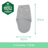 image:imageSwaddleMe by Ingenuity Original Swaddle 100 Cotton Improves Sleep amp Calms Startle Reflex 03 Months 10 TOG 2Pack Baby Swaddle Blanket  Winnie The PoohBlush 1pack