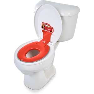 image:imageDisney Minnie Mouse 2in1 My Travel Potty by Bright Starts Freestanding Potty or Toilet Topper Seat Includes Travel Storage Bag PinkCars Flip  Sit