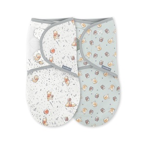 image:imageSwaddleMe by Ingenuity Original Swaddle 100 Cotton Improves Sleep amp Calms Startle Reflex 03 Months 10 TOG 2Pack Baby Swaddle Blanket  Winnie The PoohWinnie the Pooh 2pack