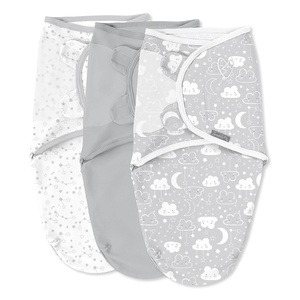 image:imageSwaddleMe by Ingenuity Original Swaddle 100 Cotton Improves Sleep amp Calms Startle Reflex 03 Months 10 TOG 2Pack Baby Swaddle Blanket  Winnie The PoohStarry Night