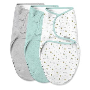 image:imageSwaddleMe by Ingenuity Original Swaddle 100 Cotton Improves Sleep amp Calms Startle Reflex 03 Months 10 TOG 2Pack Baby Swaddle Blanket  Winnie The PoohLittle Bees 3pack