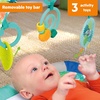 image:imageBright Starts Tropical Treetop Baby Activity Gym amp Tummy Time Mat Ages Newborn amp UpBloom Treetop