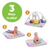image:imageBright Starts Tropical Treetop Baby Activity Gym amp Tummy Time Mat Ages Newborn amp UpPink Wild Wiggles