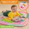 image:imageBright Starts Tropical Treetop Baby Activity Gym amp Tummy Time Mat Ages Newborn amp UpPink Wild Wiggles