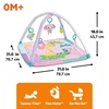 image:imageBright Starts Tropical Treetop Baby Activity Gym amp Tummy Time Mat Ages Newborn amp UpPink Wild Wiggles
