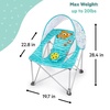 image:imageBright Starts Pop N Chill Baby Chair Travel Seat IndoorOutdoor Use Portable Infant Seat with Removable UPF 50 Canopy Pink 06 MonthsNemo
