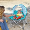 image:imageBright Starts Pop N Chill Baby Chair Travel Seat IndoorOutdoor Use Portable Infant Seat with Removable UPF 50 Canopy Pink 06 MonthsNemo
