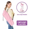 image:imageBright Starts Pop N Chill Baby Chair Travel Seat IndoorOutdoor Use Portable Infant Seat with Removable UPF 50 Canopy Pink 06 MonthsPink