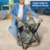 image:imageBright Starts Pop N Jump Portable Baby Activity Center Indoor Outdoor Use Lightweight Carrying Bag Canopy 612 Months  Sky Stripes BlueFord Bronco