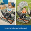 image:imageBright Starts Pop N Jump Portable Baby Activity Center Indoor Outdoor Use Lightweight Carrying Bag Canopy 612 Months  Sky Stripes BlueFord Bronco