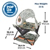 image:imageBright Starts Pop N Jump Portable Baby Activity Center Indoor Outdoor Use Lightweight Carrying Bag Canopy 612 Months  Sky Stripes BlueFord Bronco