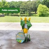 image:imageBright Starts Pop N Jump Portable Baby Activity Center Indoor Outdoor Use Lightweight Carrying Bag Canopy 612 Months  Sky Stripes BlueJohn Deere