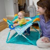image:imageBright Starts Pop N Jump Portable Baby Activity Center Indoor Outdoor Use Lightweight Carrying Bag Canopy 612 Months  Sky Stripes BlueNemo