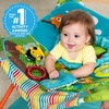 image:imageBright Starts Pop N Jump Portable Baby Activity Center Indoor Outdoor Use Lightweight Carrying Bag Canopy 612 Months  Sky Stripes BlueOwl Forest