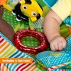 image:imageBright Starts Pop N Jump Portable Baby Activity Center Indoor Outdoor Use Lightweight Carrying Bag Canopy 612 Months  Sky Stripes BlueOwl Forest