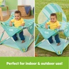 image:imageBright Starts Pop N Jump Portable Baby Activity Center Indoor Outdoor Use Lightweight Carrying Bag Canopy 612 Months  Sky Stripes BlueSky Stripes