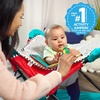 image:imageBright Starts Pop N Jump Portable Baby Activity Center Indoor Outdoor Use Lightweight Carrying Bag Canopy 612 Months  Sky Stripes BlueSweet Treats