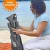 image:imageBright Starts Pop N Sit Portable Booster Seat 3in1 Floor Seat Travel High Chair amp Toddler Booster with Feeding Tray IndoorOutdoor Grey 6 Months3 YearsCore Gray