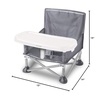 image:imageBright Starts Pop N Sit Portable Booster Seat 3in1 Floor Seat Travel High Chair amp Toddler Booster with Feeding Tray IndoorOutdoor Grey 6 Months3 YearsGrey