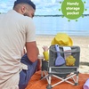 image:imageBright Starts Pop N Sit Portable Booster Seat 3in1 Floor Seat Travel High Chair amp Toddler Booster with Feeding Tray IndoorOutdoor Grey 6 Months3 YearsCore Gray