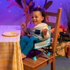 image:imageBright Starts Pop N Sit Portable Booster Seat 3in1 Floor Seat Travel High Chair amp Toddler Booster with Feeding Tray IndoorOutdoor Grey 6 Months3 YearsDisney Mickey