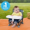 image:imageBright Starts Pop N Sit Portable Booster Seat 3in1 Floor Seat Travel High Chair amp Toddler Booster with Feeding Tray IndoorOutdoor Grey 6 Months3 YearsFord Bronco