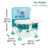 image:imageBright Starts Pop N Sit Portable Booster Seat 3in1 Floor Seat Travel High Chair amp Toddler Booster with Feeding Tray IndoorOutdoor Grey 6 Months3 YearsDisney Stitch